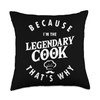 Kitchen Gourmet Gastronomy Cuisine Baking BBQ Gift Legendary Cook Chef