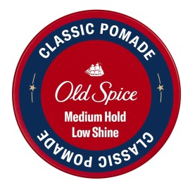 Old Spice, Hair Styling Crème for Men, Hold with Low Shine, 2.22 oz, Select Type - Classic Pomade,Medium Hold