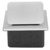 Concealed Recessed Socket Aluminum Alloy PC Desktop Outlet for Residences