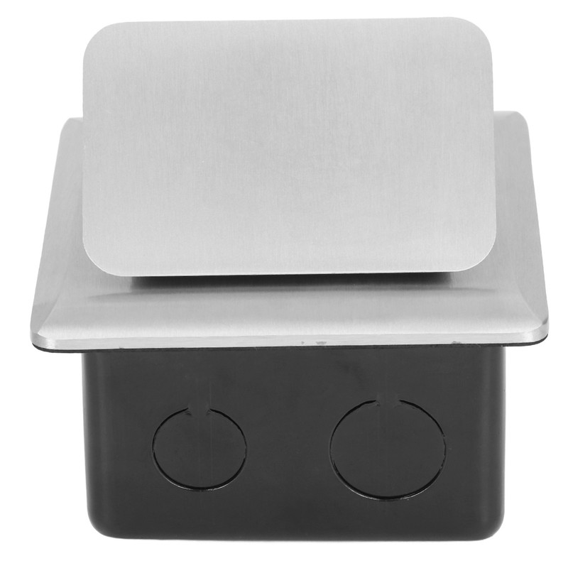 Concealed Recessed Socket Aluminum Alloy PC Desktop Outlet for Residences