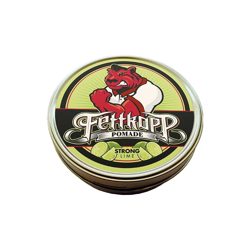 FETTKOPP POMADE Strong Lime - Limette Pfefferminze- RocknRoll/Rockabilly/Pschobilly (99g)