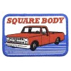 Retro Square Body Chevy Truck Red Patch Iron Sew On Vintage Style Retro Cap Hat