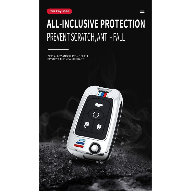 TECART Key Fob Case Cover Fit For Buick Excelle Lacrosse