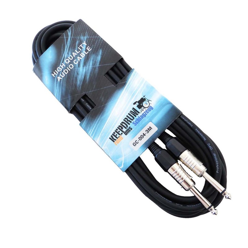 keepdrum GC-004 Guitar Instrument Cable Jack to Jack 6.3 mm