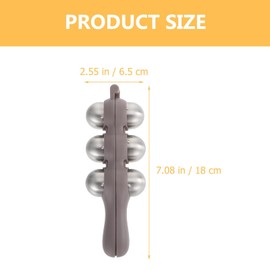 Rice Baller Shakers - Stainless Steel Sushi Mold, Manual Rice Ball Maker Mold, Poratble DIY Sushi Prep Kit (Brown)