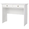 Tvilum Sonoma 2 Drawer Desk, White