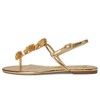 Sam Edelman Women's Eliza Flat Sandal, Amber Gold, 7.5
