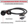 MECMO 55384 Replacement USCAR 7 Pin to 4 Pin Trailer
