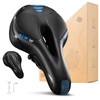 YOUNGDO Saddle Bicycle Saddle Cushion, Super Thick, Memory Foam Cushion,