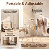 Foldable Tripod Clothes Drying Rack - 6 Clothes Arms &