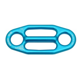 KONG Gigi Multi Belay Plate, Multi-Purpose Plate, 859B00400KK, Cyan,