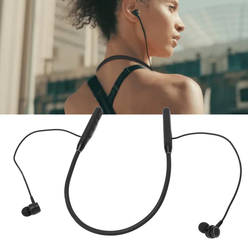 Bluetooth Neckband Headphones IPX7 Waterproof HiFi Stereo Deep Bass Magnetic
