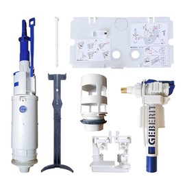 Replacement Parts Set for Geberit Twinline Flush-Mounted Cistern Year of Manufacture 1997-2002