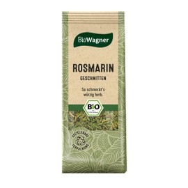 BioWagner - Organic Rosemary Cut | Spicy Herbal Aroma for Mushrooms, Potato and Meat Dishes | Natural Organic Ingredients | Recyclable Packaging | 30 g