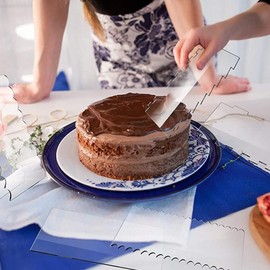 Raspador De Cocina 6 Piezas Nivelador De Pasteles Cortador De Pasteles Acrílico Transparente Herramienta De Cocción Práctico