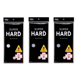 SALUX - Toalla de baño de nailon súper dura para la belleza japonesa (3 unidades, color blanco, azul y gris)