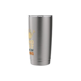 Weekend Forecast 100% Chance of Gardening Retro Garden Humor Stainless Steel Insulated Tumbler