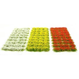 6mm Flower set 1 Grass Tufts x 108 Warpainter Scenics