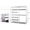 27-Pairs Shoe Rack Storage Organizer,9 Tier Double Row Free Standing
