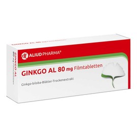 Ginkgo AL 80 mg film-coated tablets, pack of 60