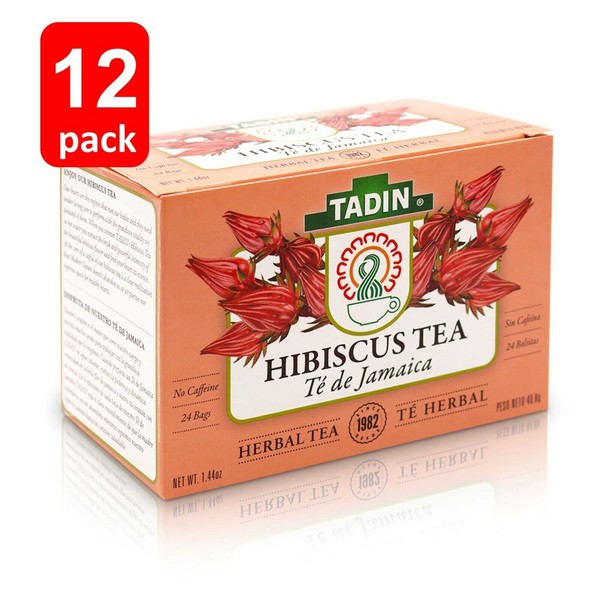 TADIN 12 TADIN Hibiscus Tea ✅ Blend 24 Bags