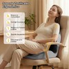 Vervex Cojín Ergonómico 2 en 1 para Espalda y Asiento,