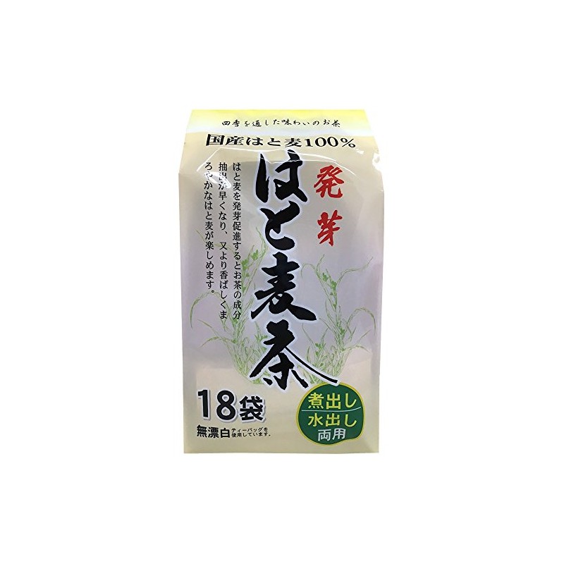 Zenyakuno Germination Hato Barley Tea Bag 18P x 2 Packs