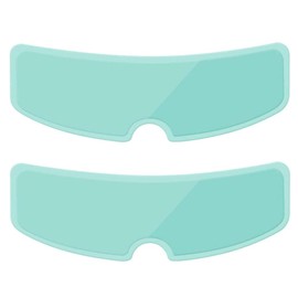 YUANHONGJIAN 2 Pieces Universal Helmet Anti-Fog PatchMotorcycle Helmet Anti-Fog Helmet Patch Full-Frame Motorcycle Helmet Anti Fog Film Ultra Clear Mist Visor Goggles Stickers
