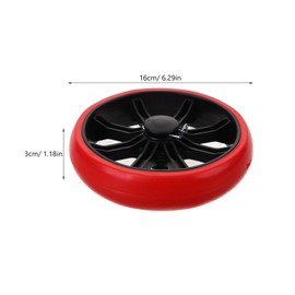 DIYEAH Ruedas Delanteras Para Carrito De Compras Y Sillas De Ruedas De Pu Rojas De Acero Inoxidable Fácil Instalación Para Carritos Y Carretillas