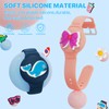 RFUNGUANGO Compatible with Kids Watch Strap, Soft Silicone Wristband -