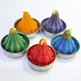 Modaka Fragrant Mixture of Flower Scented Candles, 5-Piece Set - Create an Exotic Ambiance with a Stunning Bouquet of Mixed Flowers