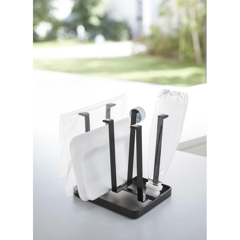 Yamazaki Industries 2848 Glass Stand Tower, Slim Black