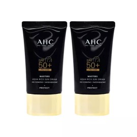 AHC [AHC]AHC 마스터즈 아쿠아 리치 선크림 대용량 썬크림 60ml 2개 [AHC] AHC Masters Aqua Rich Sunscreen Large Capacity Sunscreen 60ml 2pcs [AHC Masters Aqua Rich/Sunscreen 60ml 2 pieces]