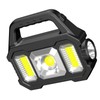 Solar Outdoor Flashlight Portable Rechargeable Super Bright Waterproof Multifunction Work