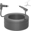 Rectangular Satellite Replacement Cable Waterproof Satellite Extension Cable Grey with