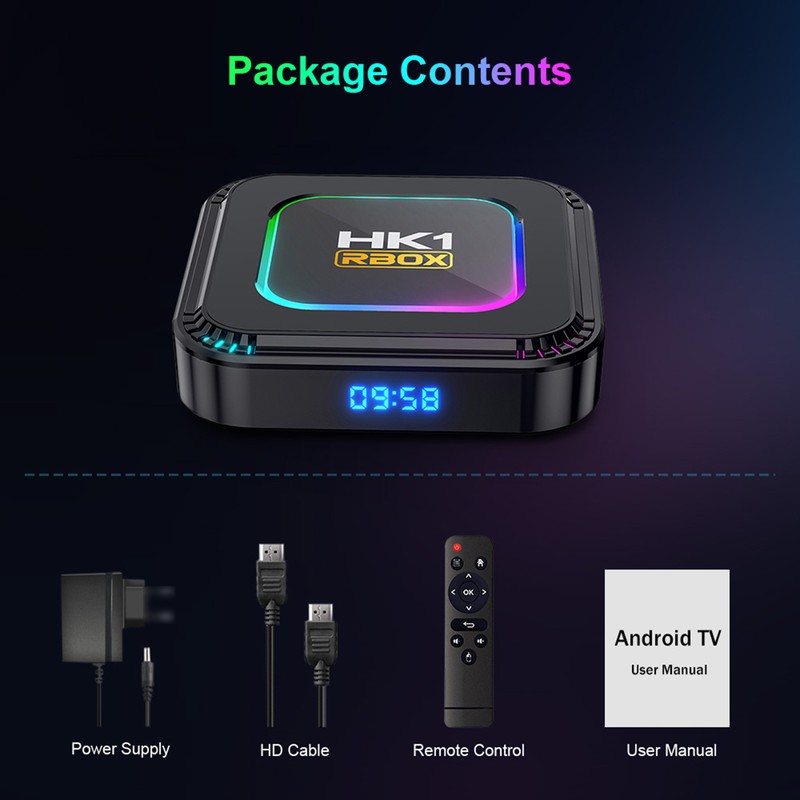 HK1 RBOX K8 Android 13.0 Smart TV Box RK3528 Quad-core