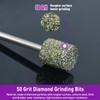12PCS Diamond Grinding Bit Compatible with Dremel, Stone Carving Set