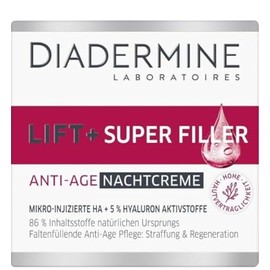 Diadermine Lift + Superfiller Hyaluron Anti-Age Night Cream - 1.76 Fl.oz (50 ml)