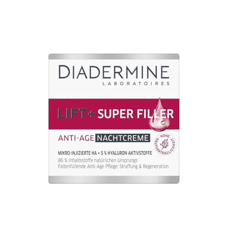 Diadermine Lift + Superfiller Hyaluron Anti-Age Night Cream - 1.76