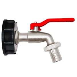 Varioscan IBC 11299 Outlet Tap, Matt, Chrome Plated