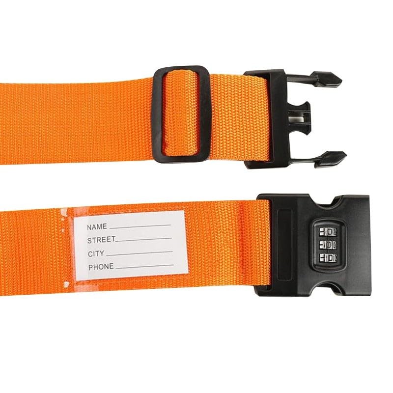 Luggage Strap Code Password Travel Suitcase Secure Lock Safe Nylon