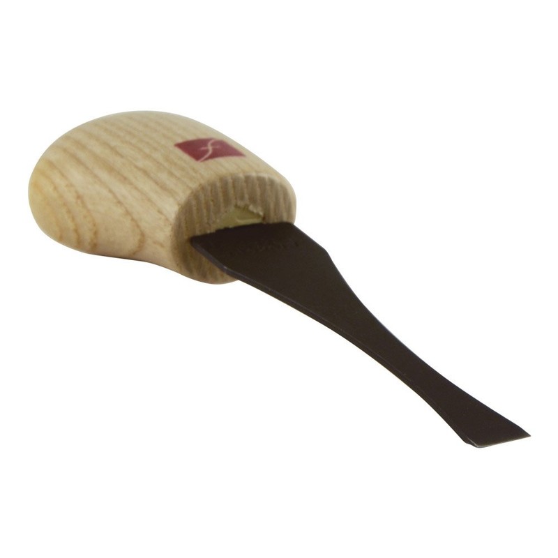 Flexcut #1 Palm Chisel, High Carbon Steel, Solid Ash Handle,