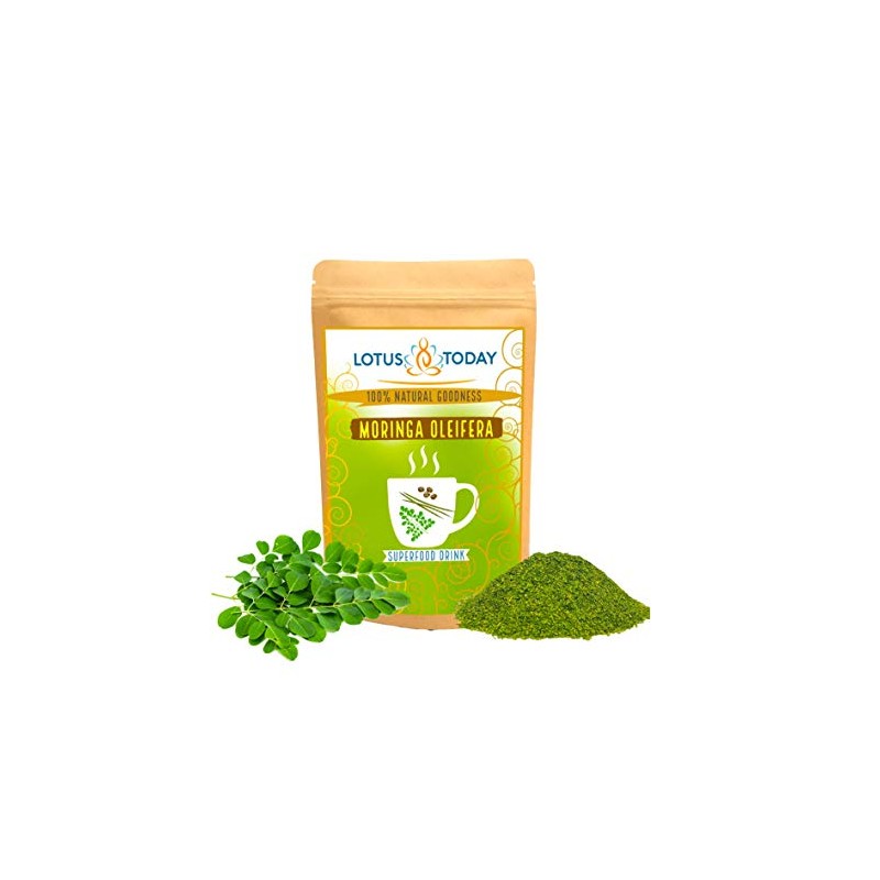 Lotus Today Herbs, Pure Moringa Leaves, for Salad Topping, Herbal