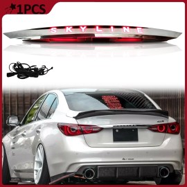 kspeed Fit 2014-2017 Infiniti Q50 Q50S 14 Rear Door Trunk LED Tail Light Brake W/Chrome