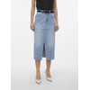 VERO MODA Female Denim Skirt VMVERI High Waist Midi Skirt,