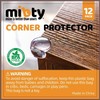 MIBTY 12-Pack Round Corner Protectors, Soft Rubber Furniture Corner Protector
