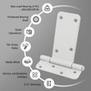 4 Pack 6" Door Hinges,280 Lbs Capacity Heavy Duty Gate