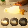 BOATHOG Lying Flat Duck Night Light,Three Level Dimmable Touch Control
