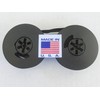 Universal Typewriter Ribbon - 1/2 Inch Black Ink Twin Spool