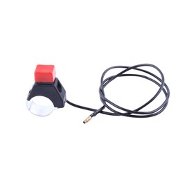 LANTRO JS Universal Dirt Bike Switch, Momentary (Button) Switch, Red, ON-NONE-ON Operation, 22mm Handlebar